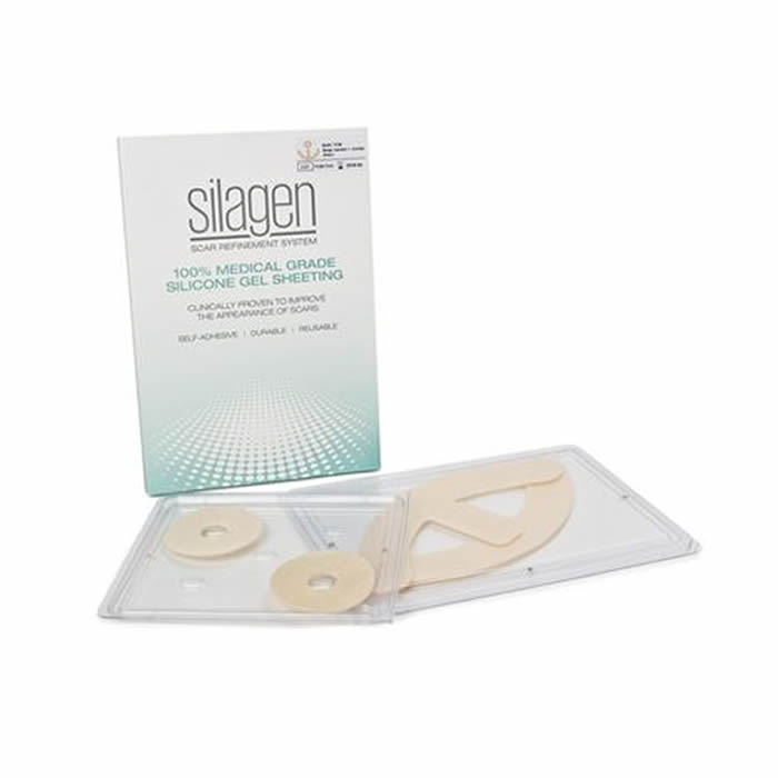 Silicone sheet for anchor incision
